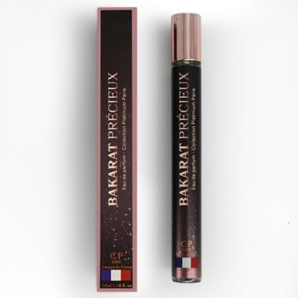 Parfum Collection Platinium Paris BAKARAT PRÉCIEUX, Notes De Jasmin, Safran, Ambre Gris Et Cèdre, 35ml Pour Femmes