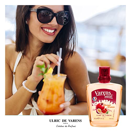 ULRIC DE VARENS Eau de Parfum Varens Sweet Grenade Passion - Parfum Fleuri Fruité pour Femmes - Vaporisateur 50 ml - Hit