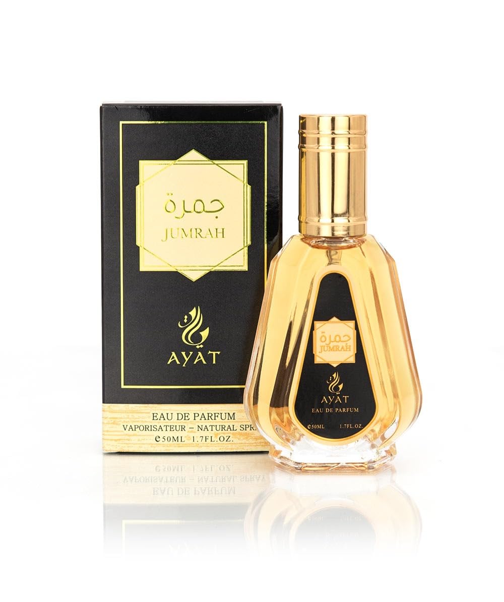 AYAT PERFUMES – Eau de Parfum Arab Spray Oriental Jumrah 50 ml pour Homme et Femme (Best Seller 2023)