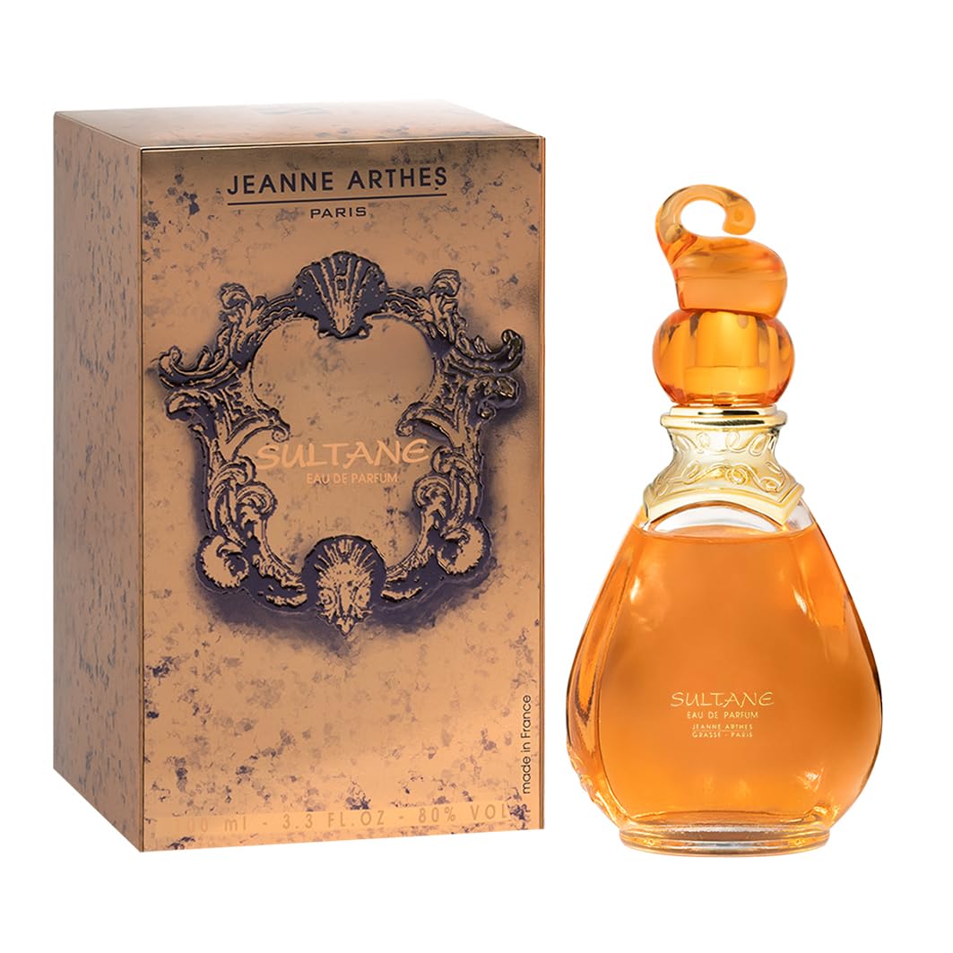 JEANNE ARTHES Eau de Parfum Femme Sultane Floralement Boisé de Santal & Musc Fabriqué en France à Grasse pour Femme Parf