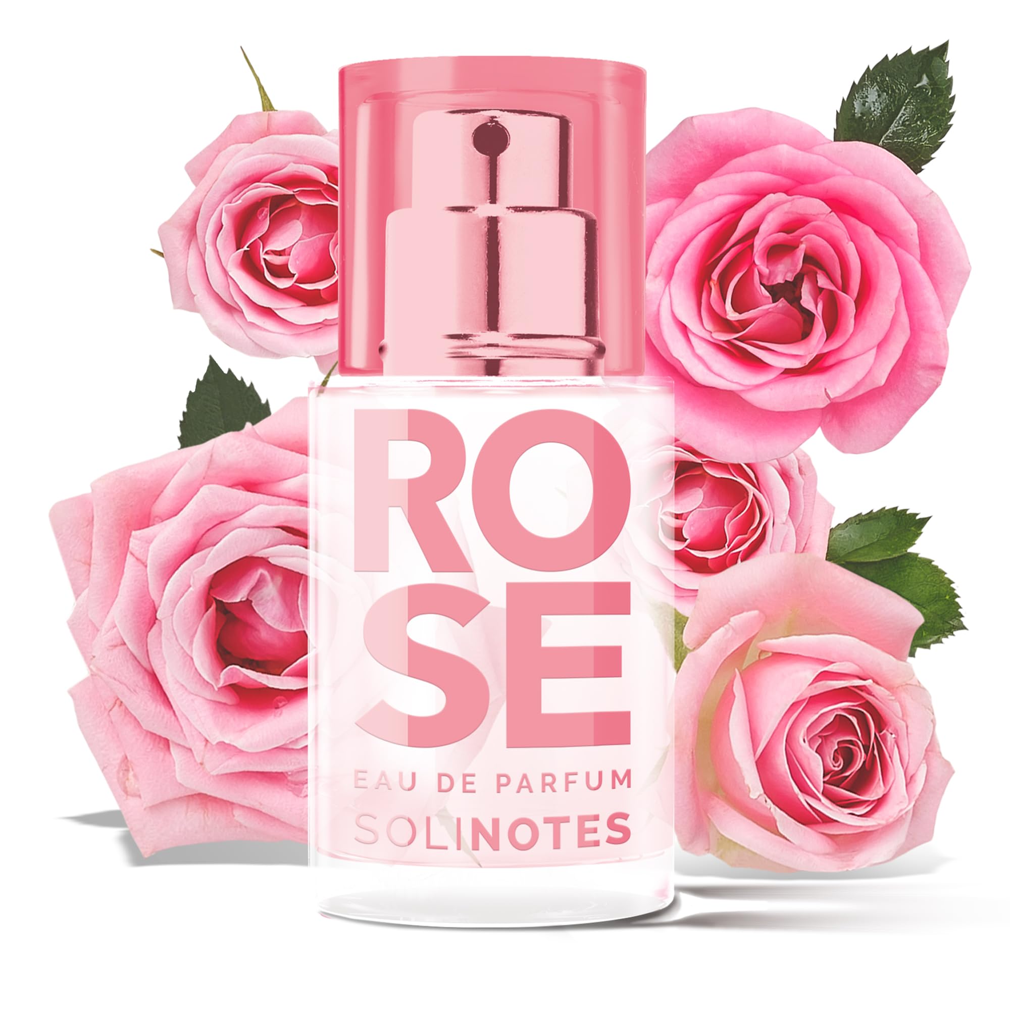 Parfum Femme SOLINOTES Rose | Eau De Parfum Apaisante et Florale - Cadeau Parfait - 15 ml